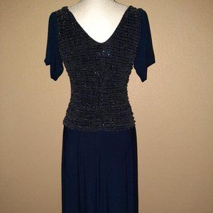 Blue Dress R&M Richards Size 10